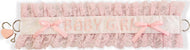 Ready to Wear White Brocade Baby Girl Embroidered Adult Baby Girl Sissy Collar by Leanne's