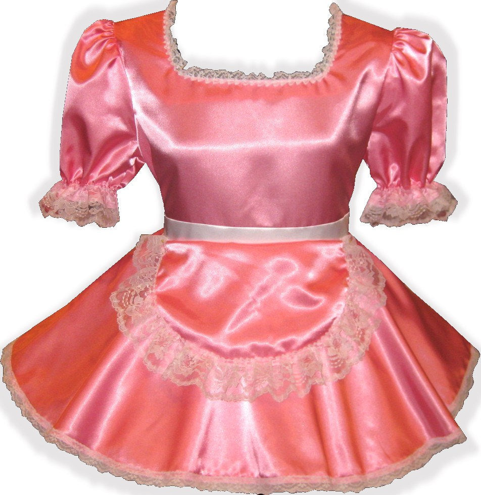 Jennifer Custom Fit Simple Lacy Satin Maid Dress Adult Sissy by Leanne – Leanne's Pretty Dresses Jennifer Custom Fit Simple Lacy Satin Maid Dress Adult Sissy by Leanne – Leanne's Pretty Dresses