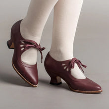 Storybook Lace-up Chunky Heel Lolita Shoes - 5 Colors