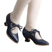 Storybook Lace-up Chunky Heel Lolita Shoes - 5 Colors