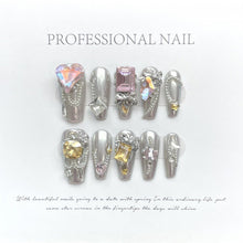 Handmade Gems & Jewels Sissy Princess Press on Nails