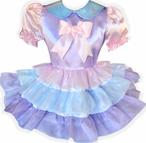 Casilee Custom Fit Satin & Organza Ruffles Adult Sissy Dress by Leanne's