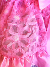 See-Through Unlined Pink Satin Adult Little Girl Sissy Dress by Leanne's