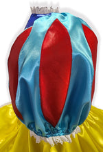 Custom Fit Satin Snow White Halloween Costume Adult Sissy Party Dress