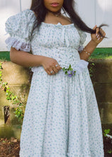 Blue Rose Sissy Princess Lolita Gown