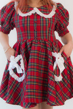 Red Tartan Sissy Holiday Gumdrop Dress