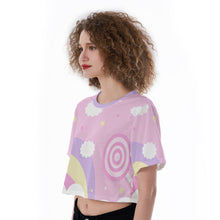 Sweet Pink Candy Soft Crop Play Tee