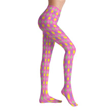 Pink Harlequin Clowncore Sissy Tights