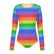 Rainbow Bright Long Sleeve Snap in the Crotch Onesie