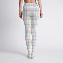 Pretty Pastel Plaid Sissy Stretch Tights