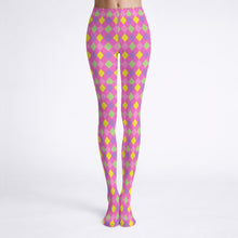 Pink Harlequin Clowncore Sissy Tights