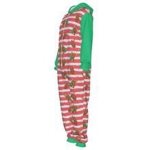 Merry Moose Christmas Hooded Adult Baby Pajamas
