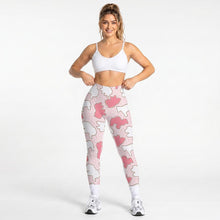 Pink Circus Animal Cookies Soft Comfy Leggings