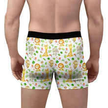 Baby Jungle Animals Men’s Boxer Briefs