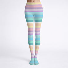 Pastel Candycore Stripes Sissy Tights