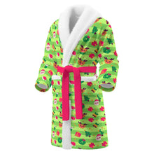 Christmas Jammies Fleece Bathrobe