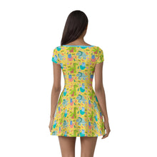 Dino Hatchlings Adult Baby Girl Play Dress with Attached Shorts