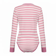 Pink ABDL Dino Snuggle Long Sleeve Snap Crotch Onesie