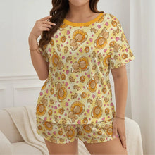 Baby Lion Cuddles Adult Jammies Shorts Pajamas Set