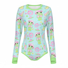 Rainy Day Froggie ABDL Long Sleeve Onesie