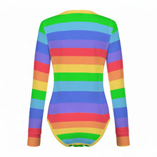 Rainbow Bright Long Sleeve Snap in the Crotch Onesie