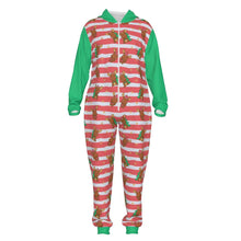 Merry Moose Christmas Hooded Adult Baby Pajamas