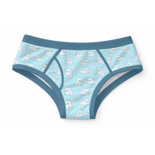 Blue Bubbly Seal ABDL Men's Cotton Sissy Undies