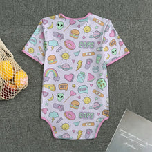 Y2K Galaxy Baby Adult Sissy Unisex Snap Crotch Onesie