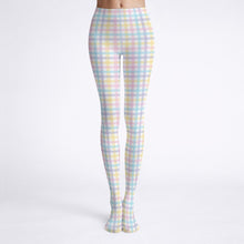 Pretty Pastel Plaid Sissy Stretch Tights