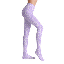 Soft Lavender Puppy Paw Stretch Sissy Tights