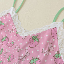 Pink Strawberry Sweetheart Cammi 2pc Jammies