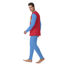 2pc Red Rainbow Soft Sissy Pajamas