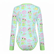 Rainy Day Froggie ABDL Long Sleeve Onesie