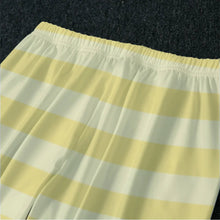 I Cry For Cuddles Adult Baby 2pc Yellow Stripe Jammies