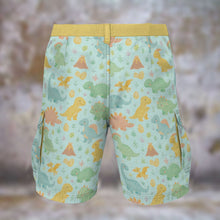 Dinosaur Dreamland Adult Boy Cargo Play Shorts