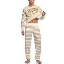 ABDL Little Teddy Bear Stripe 2pc Sissy Pajama Set