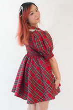 Red Tartan Sissy Holiday Gumdrop Dress