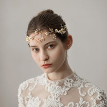 Ivory Pearl Flower Sissy Wedding Headband