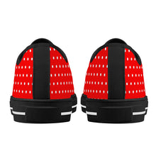 Red & Blue Candy Pop Polka Dot Canvas Sneakers