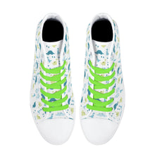 Lil Rawr Dinosaur Canvas High Top Sneakers