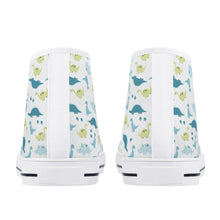 Lil Rawr Dinosaur Canvas High Top Sneakers