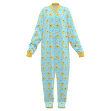 ABDL Bubble Yellow Duckies Footed Pajamas
