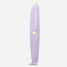 Adult Baby Lavender Puppy Paw Wishes Footed Sleeper Pajamas