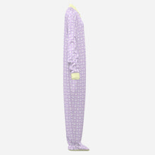 Adult Baby Lavender Puppy Paw Wishes Footed Sleeper Pajamas