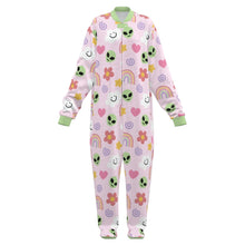 Pink Cosmic Daydream Footed Adult Baby Pajamas