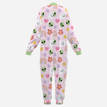 Pink Cosmic Daydream Footed Adult Baby Pajamas