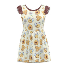Honeybee Daydream Playsuit Dress - Attached Brief with Snap Closure