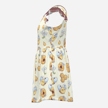 Honeybee Daydream Playsuit Dress - Attached Brief with Snap Closure
