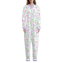 Pastel Dinosaur Dreams Footed Adult Baby Pajamas