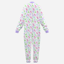 Pastel Dinosaur Dreams Footed Adult Baby Pajamas